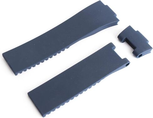 SDFFGHJ 25 * 12mm Black Brown Blue Waterproof Silicone Rubber Watch Band Wrist WatchBand Belt Compatible With Ulysse Nardin Strap in Kuwait