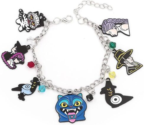 سوار ساحر من سلسلة SONGCHANGJEWELRY Witch Idol - يضم رفاق رومي وميرا وزوي والسحر - سوار خيالي مستوحى من K-POP مع سحر كريستال ملون للنساء والمعجبين in Kuwait