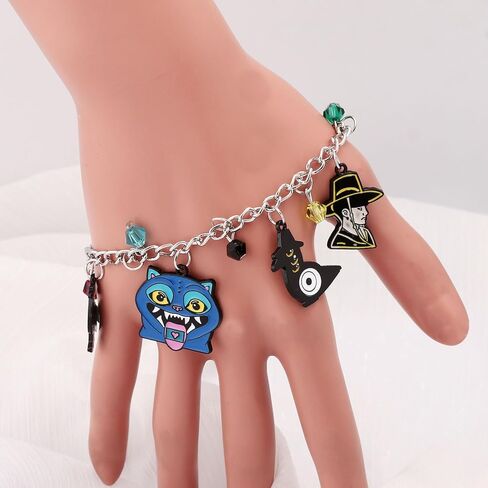 سوار ساحر من سلسلة SONGCHANGJEWELRY Witch Idol - يضم رفاق رومي وميرا وزوي والسحر - سوار خيالي مستوحى من K-POP مع سحر كريستال ملون للنساء والمعجبين in Kuwait