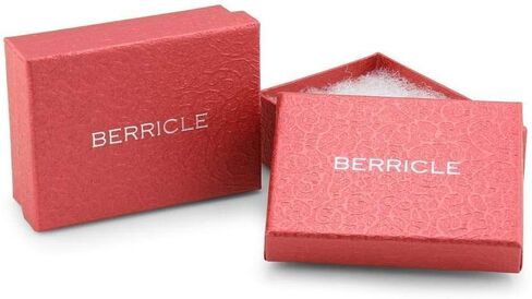 قلادة BERRICLE ذهبية اللون/فضية اللون/ذهبية وردية منتفخة على شكل قلب للنساء، قلادة قلب عصرية بطبقات، مجوهرات يومية مميزة in Kuwait