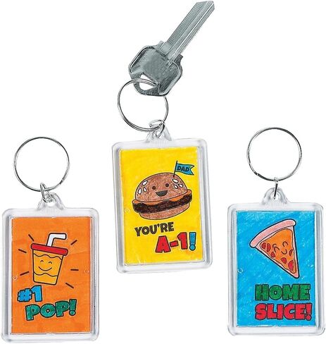 Color Your Own Fathers Day Keychains - Crafts for Kids and Fun Home Activities in Kuwait