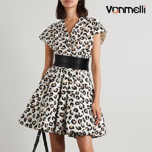 VONMELLI Wide Elastic Belts for Women Dresss Fashion Stretchy Wide Waist Belt Ladies Corset Leather Belts in Kuwait