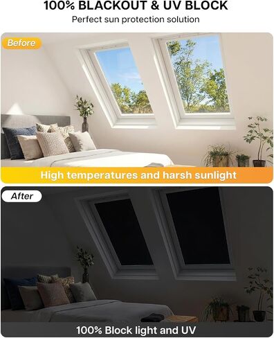 LazBlinds Portable Blackout Shades – DIY Cut-to-Fit for Travel, Dorm & RV, No-Drill Mounting on Any Surface, 100% Blackout Curtains with Storage Bag (57"x39") in Saudi Arabia