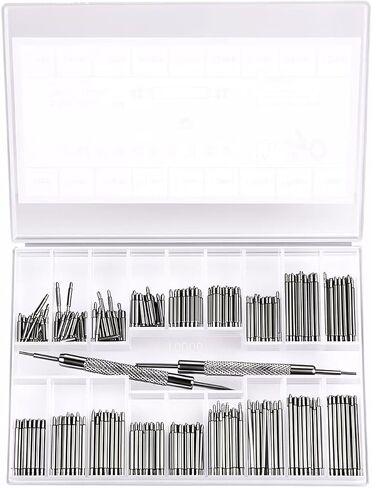 Watch Band Spring Bars 360 Pcs, 18 Sizes (8-25mm) with Remover Tool Kit, Watch Link Pins for All Watch Band Connection Axis Repair Tools in Saudi Arabia