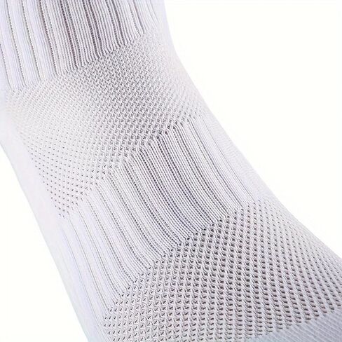 10 Pairs Soccer Socks with Grip Pads Non Slip Football Basketball Sports Socks for Men Women in Kuwait