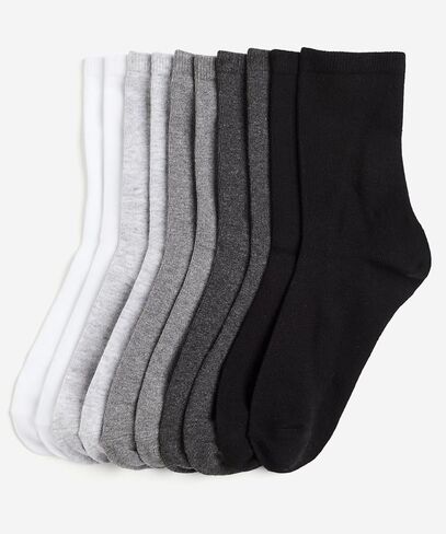 JAMES FIALLO Men's 6 Pack Lightweight & Versatile Quarter Socks, Ideal for Casual & Everyday Wear, M481-W-1013 in Saudi Arabia