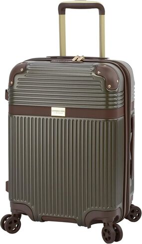 London Fog Brentwood IV 20" Expandable Spinner Carry-on Hardside, Midnight Blue in Kuwait