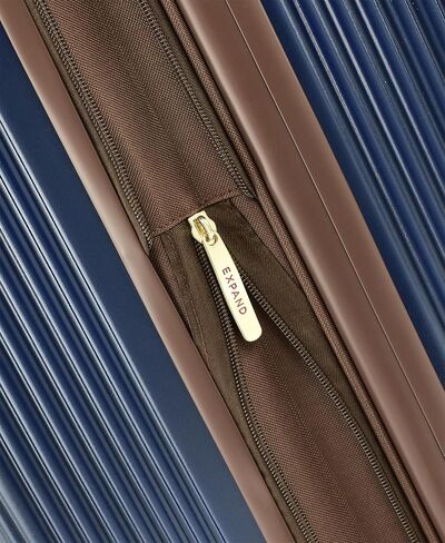 London Fog Brentwood IV 20" Expandable Spinner Carry-on Hardside, Midnight Blue in Kuwait