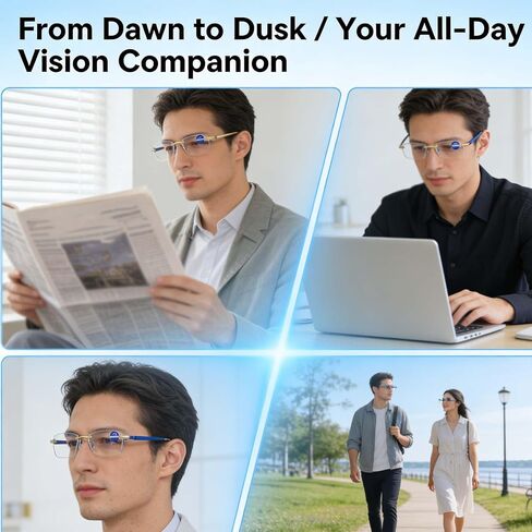 2026 Upgrade Glasses Self Adjusting For Women/Men,Self Adjusting Smart Glasses Far And Near in Kuwait