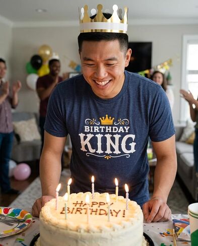 Funny Birthday Humor T-Shirts for Men Women Boys and Girls - Bday Celebration Gift Tee Shirts for 18th, 30th, 40th Presents in Kuwait
