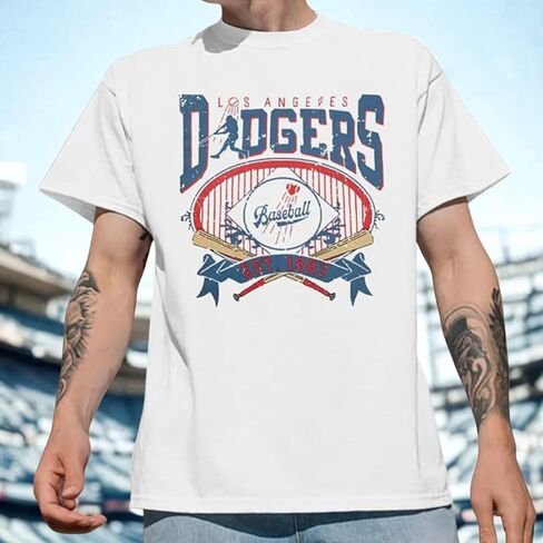 Men's Baseball Shirts Baseball Graphic Short Sleeve T Shirt Baseball Team Tee Top in Saudi Arabia