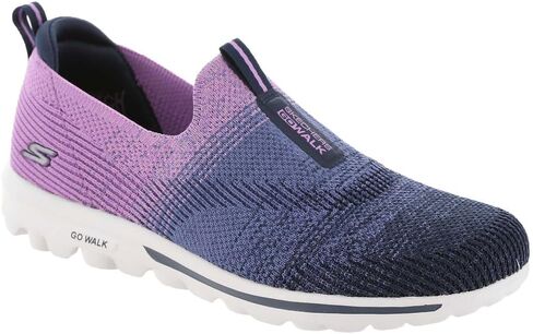 حذاء Skechers Performance Go Walk Travel Ibiza للسيدات سهل الارتداء 75 BM US NavyPurple، 7.5 in Kuwait