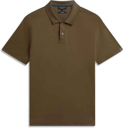 Ted Baker Men's Classic Cotton Polo Shirt - Short Sleeve Casual Dress Golf Shirt in Kuwait