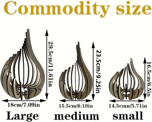3pcs for Lotus Shape Tea Light Holder, Bohemian Style Candle Base for Home Decor, Unique DIY Art Craft Desktop/Bedside Decoration Gift for Mother's Day, Father's Day, Parties(Candle Not Included) in Kuwait