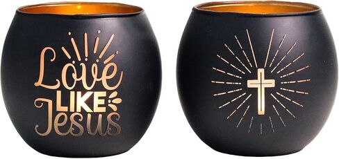 Religious Gifts for Women& Men, Set of 2 Butterfly Cross Tealight Candle Holders for Table Decor, Christian Baptism, Confirmation, Memorial, Easter Gift in Saudi Arabia