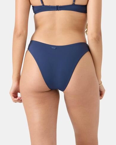 Roxy Women's Cheeky Low-Rise Bikini Bottom – UPF 50+, Quick Dry, Stretch Swimwear for Beach, Poolside, Surf, Swim, Resort Wear, Mood Indigo, Medium in Kuwait
