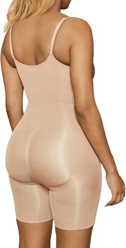Shapewear Bodysuit for Women Tummy Control - Body Shaper Thong Built-In Bra - Seamless Compression Open Crotch to 4XL in Kuwait