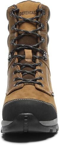 Men’s 6'' & 8'' Waterproof Work Boots Soft Toe & Composite Toe, Crazy Horse Leather Safety Boots, Slip Resistant Industrial Construction Boots, Durable Outdoor Work Footwear D61208-D61308F-D81209 in Saudi Arabia