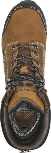 Men’s 6'' & 8'' Waterproof Work Boots Soft Toe & Composite Toe, Crazy Horse Leather Safety Boots, Slip Resistant Industrial Construction Boots, Durable Outdoor Work Footwear D61208-D61308F-D81209 in Saudi Arabia