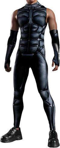 Men's Halloween Festival Bodysuit Costume Muscle Bodybuilder Cosplay Full Body Suit 3D Jumpsuit Outfit Catsuit in Kuwait