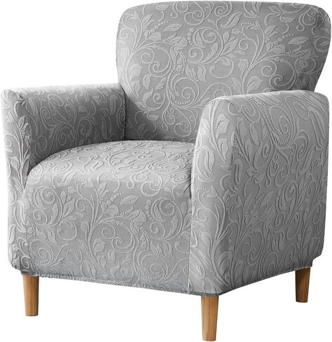 LiveGo Stretch Banquet Armchair Covers, Soft Jacquard Accent Chair Cover with Arms, Armchair Slipcovers Furniture Protector Machine Washable for Living Room Office Reception Reading Chair Sofa in Saudi Arabia