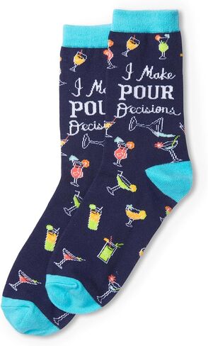 Little Blue House Women's Women's Printed Crew Socks in Saudi Arabia