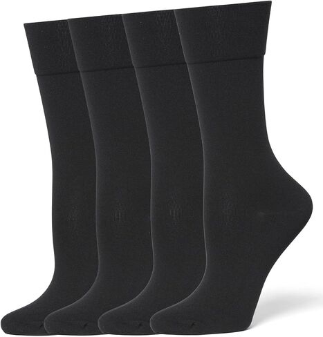HUE Women's Ultrasmooth Crew Sock 4 Pair Pack in Kuwait