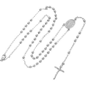 Virgin Mary Bead Necklaces Religious Cross Y Necklace Rosary Necklace Jewelry for Women in Saudi Arabia