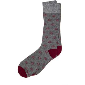 Men's Designer Grey & Burgundy Legal Scales of Justice Lawyer Law Gift Novelty Dress Socks in Kuwait