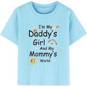 Shirts for Girls Daddys Girl Graphic Tees Kids Tshirts Cute Tween Girl Shirts Preppy Summer Clothes in Saudi Arabia