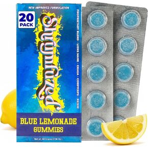 Shrumfuzed Mushroom Gummies | Nootropic Mushroom Supplement with Lion's Mane, Reishi, Cordyceps & Chaga | 20 Count, Blue Lemonade in Saudi Arabia