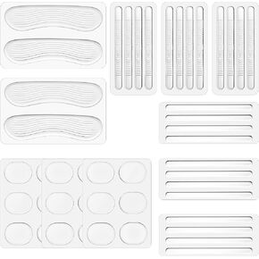 46 Pcs Silicone Heel Grips, Gel Protector Strips Anti Slip Self-Adhesive Heel Grips Silicone Shoes Heels Grip Transparent for Womens High Heels Men Shoes Sports Sneakers in Saudi Arabia