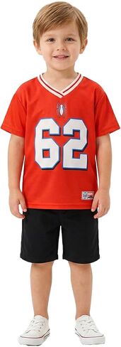 Marvel Spider-Man Boys Jersey Mesh Shirt for Toddler to Big Kids in Kuwait