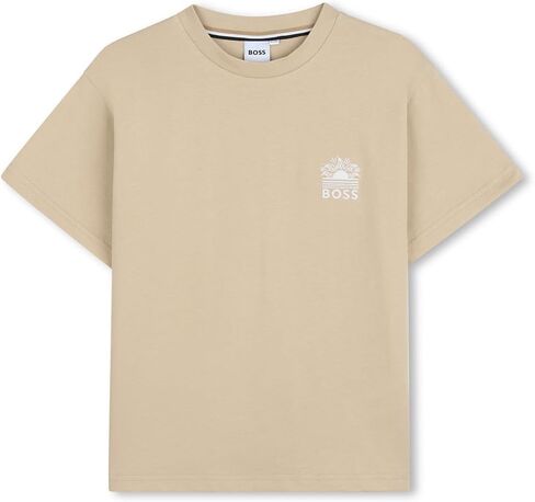 BOSS Boys Short Sleeves Tee-Shirt Kids Cotton Graphic Short Sleeve T Shirt in Kuwait