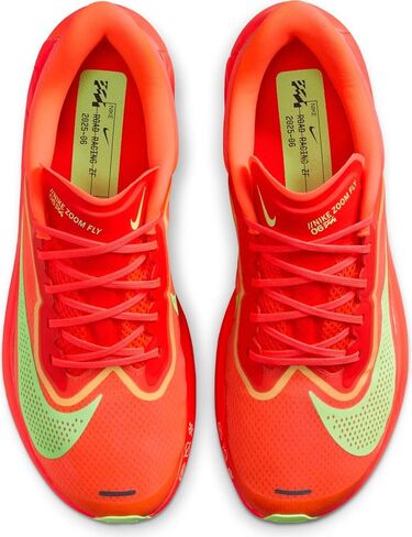 حذاء Nike Zoom Fly 6 للرجال لسباق الطرق (قرمزي ساطع/ليمون بلاست/رغوة نعناع/أرجواني كهف) مقاس 8 in Kuwait