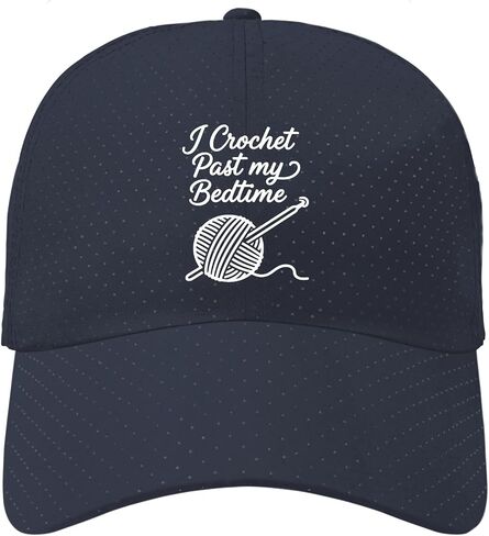I Crochets Past-My Bedtime Baseball Hat Outdoor Cap for Grandma in Kuwait