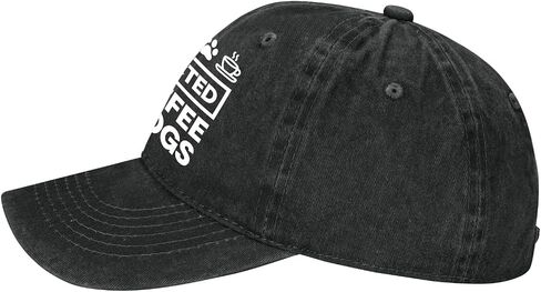 Easily Distracteds by Dogs and Coffee Hat for Men Low Profile Washed Distressed in Kuwait