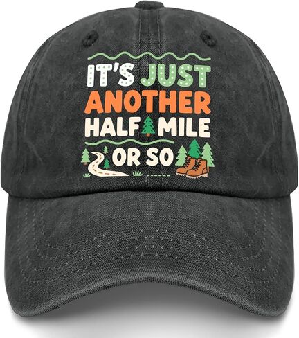 It's Just Another Half Mile Or So Hat for Women Soft Washed Distressed Baseball in Kuwait