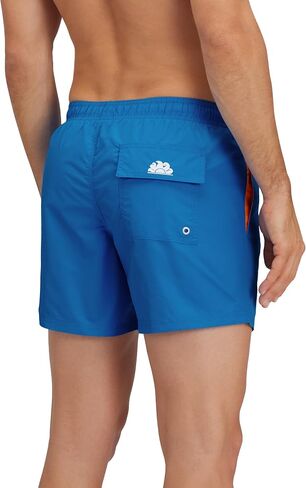 SUNDEK Mens Elastic Waist Boardshort, Swim Trunks 14" Length 5" Inseam in Saudi Arabia
