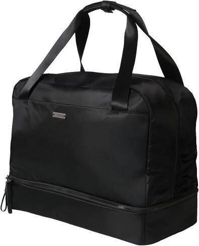 حقيبة Timbuk2 Mode لعطلة نهاية الأسبوع، حقيبة سفر للأغراض الشخصية، حقيبة حمل من النايلون مع حجرة للأحذية وحقائب عطلة نهاية الأسبوع للنساء والرجال، 32 لتر أسود in Kuwait