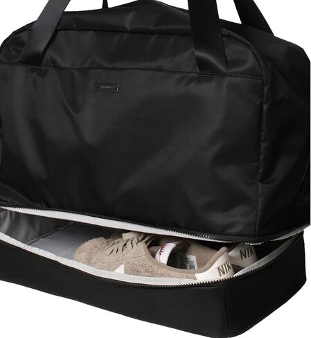 حقيبة Timbuk2 Mode لعطلة نهاية الأسبوع، حقيبة سفر للأغراض الشخصية، حقيبة حمل من النايلون مع حجرة للأحذية وحقائب عطلة نهاية الأسبوع للنساء والرجال، 32 لتر أسود in Kuwait