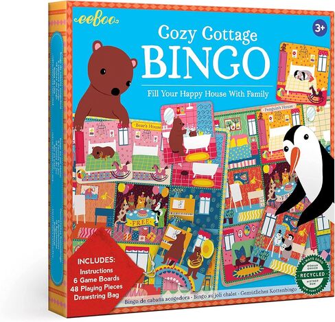eeBoo Cozy Cottage Bingo,Multi,1 ea in Kuwait
