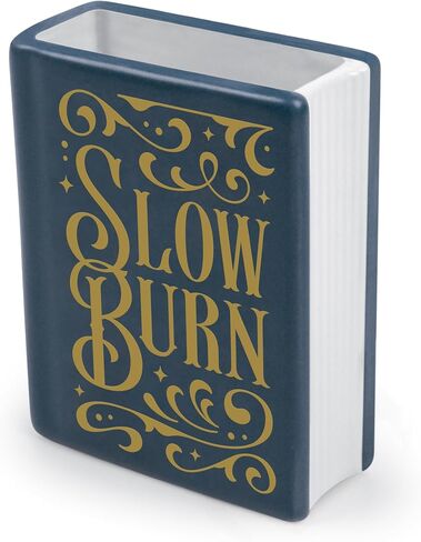 Genuine Fred Slow Burn Match Holder and Striker, Book-Inspired Ceramic Match Strike, Holds 3 Inch Matches, Decorative Home Accent, Great Gift for Book Lovers in Kuwait