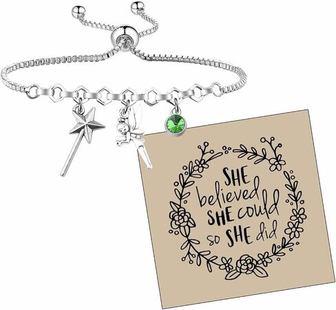 FOTAP Cartoon Movie Fan Gift Fairy Magical Inspire Bracelet WDW Trip Gift Fairy Angel Jewelry Pixie Dust Merch in Kuwait