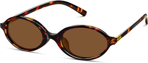 Retro Oval Sunglasses for Women Trendy Y2K Vintage Small Frame Sunglasses 90s UV400 Fashion Sunnies for Women in Saudi Arabia