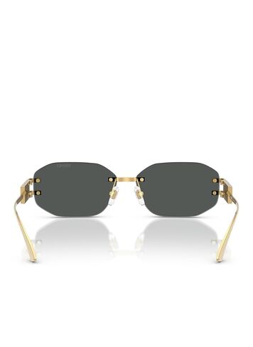 Versace Women's 0VE2274 Sunglasses, Gold, One Size in Kuwait