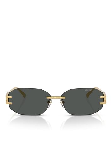 Versace Women's 0VE2274 Sunglasses, Gold, One Size in Kuwait