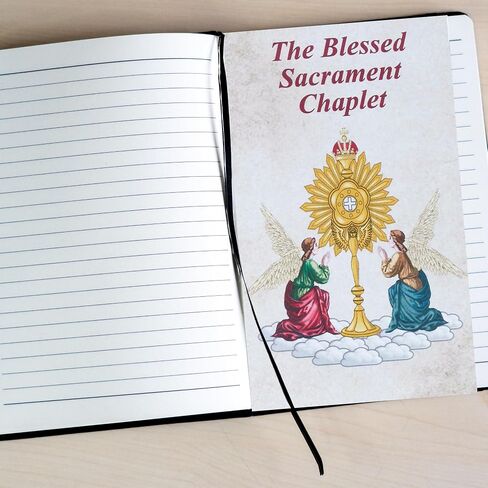 Needzo Sacred Blessed Sacrament Chaplet with How to Prayer Card, Catholic Devotional Rosary Beads with Instruction Guide, Religious Gift in Kuwait
