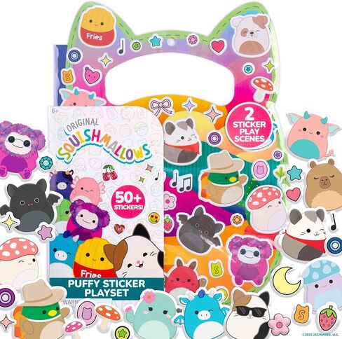 Horizon Group USA Barbie Puffy Sticker Playset, 75 Reusable Stickers, 2-Sided Beach Play Scene, Travel-Friendly, Ages 3+ in Saudi Arabia