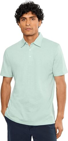 Faherty Men's Sunwashed T-Shirt Polo in Kuwait